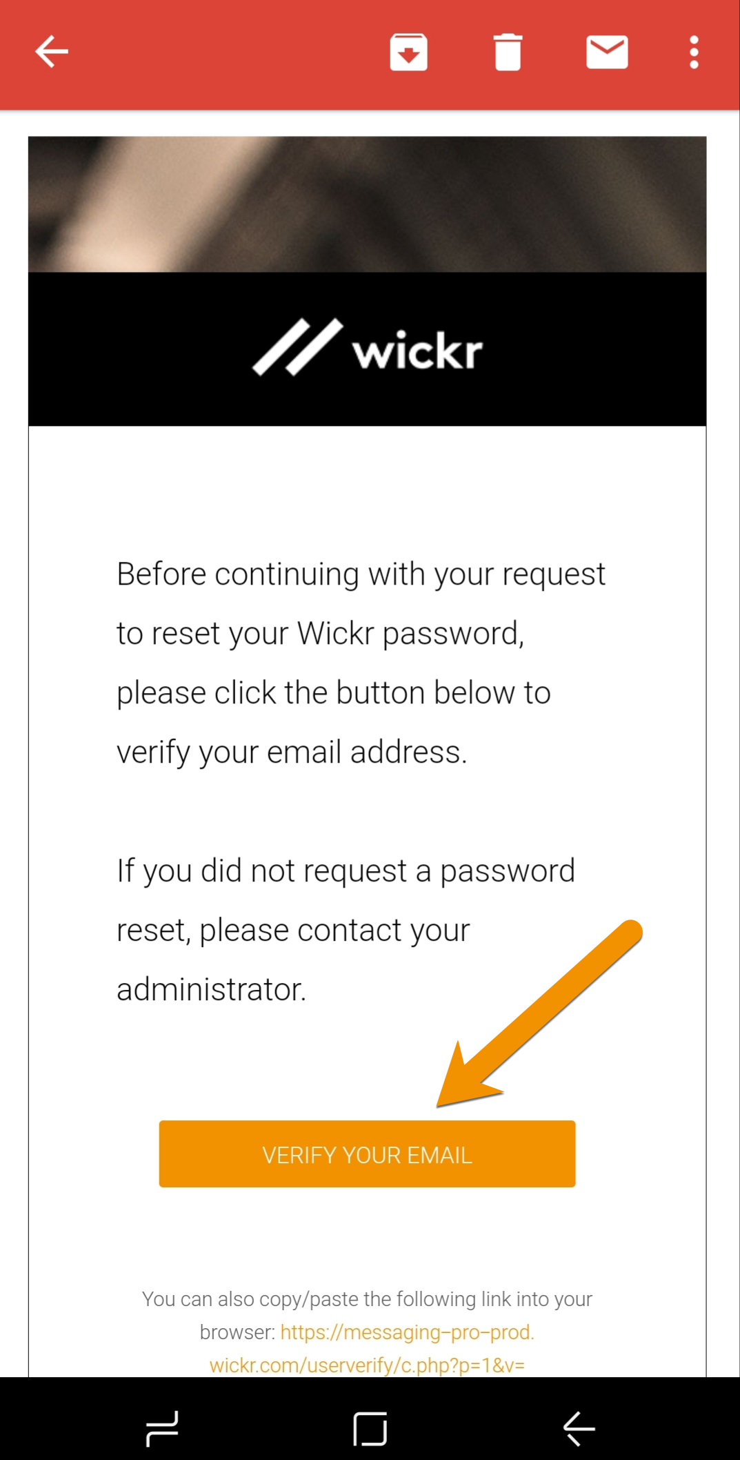 wickr pro network error encountered